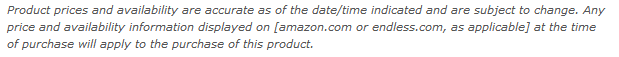 Product prices and availability are accurate as of the date/time indicated and are subject to change.